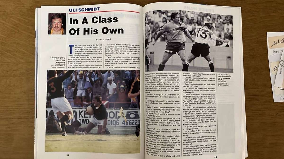 1991 South Africa's Sporting World Beaters, Magazine, Signatures, details below