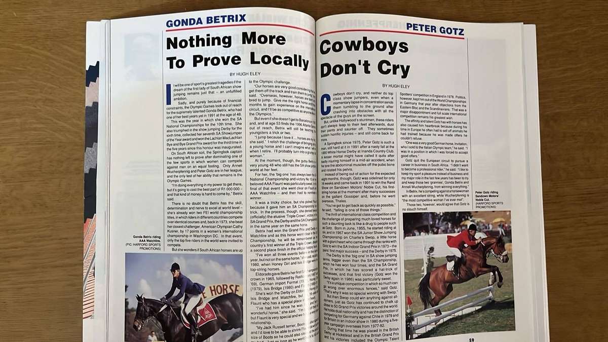1991 South Africa's Sporting World Beaters, Magazine, Signatures, details below