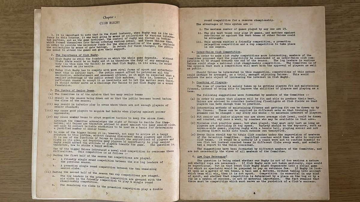 1963 South African Rugby Board  - Rugby Journal 1st Edition, details below