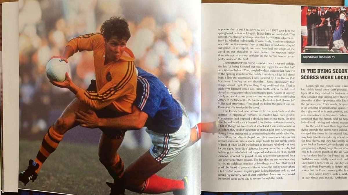 2003 Story of the Rugby World Cup by Nick Farr-Jones, details below