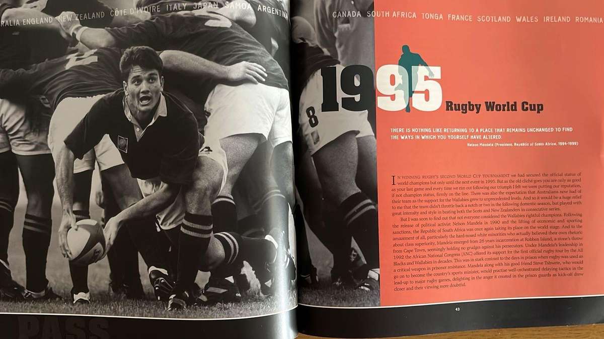 2003 Story of the Rugby World Cup by Nick Farr-Jones, details below