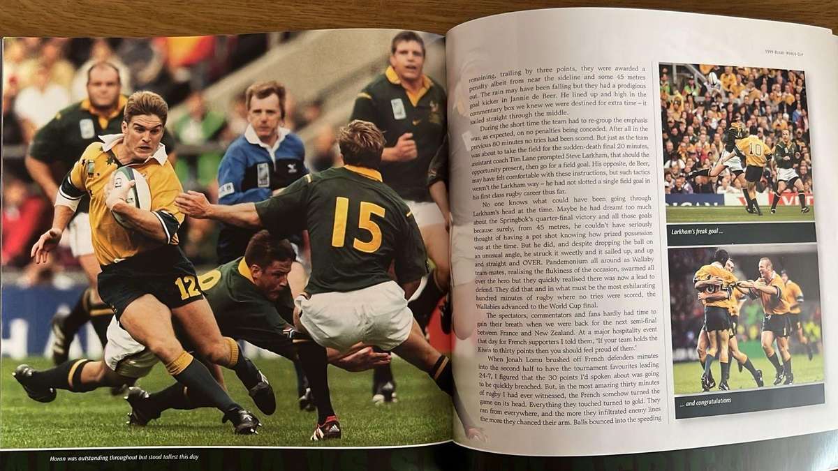 2003 Story of the Rugby World Cup by Nick Farr-Jones, details below