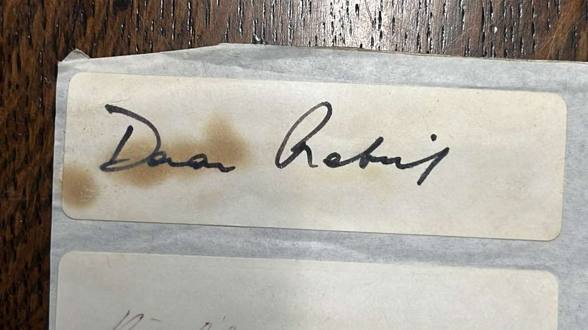 Original Signatures of 13 Springboks, details below