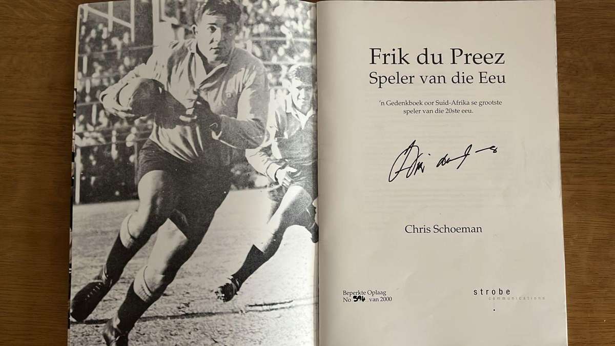 The Greatest Player of the 20th Century - Frik du Preez, Multiple Signatures, details below
