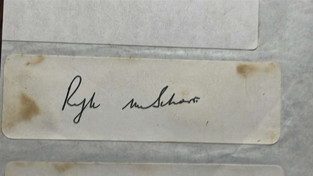 Original Signatures of 13 Springboks, details below