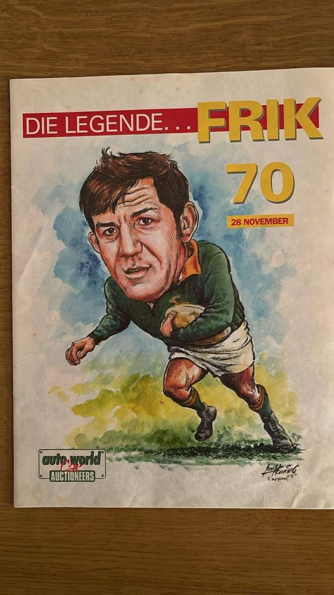 The Greatest Player of the 20th Century - Frik du Preez, Multiple Signatures, details below