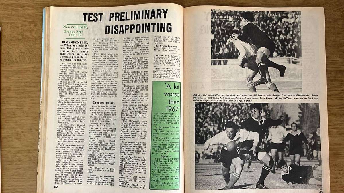 1970 The All Blacks in South Africa Pack, 4 Items, details below
