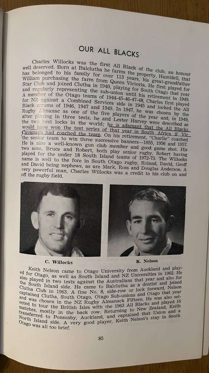 1876-1976 Forwards Threequarters and all...100 Years with the Clutha RFC, details below