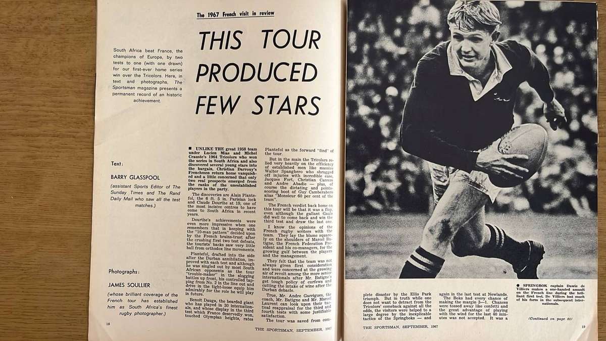 1970 Rugby Pack, details below