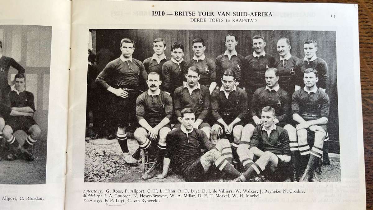 1891 - 1956 South African Rugby Test Teams Signed Booklet, details below