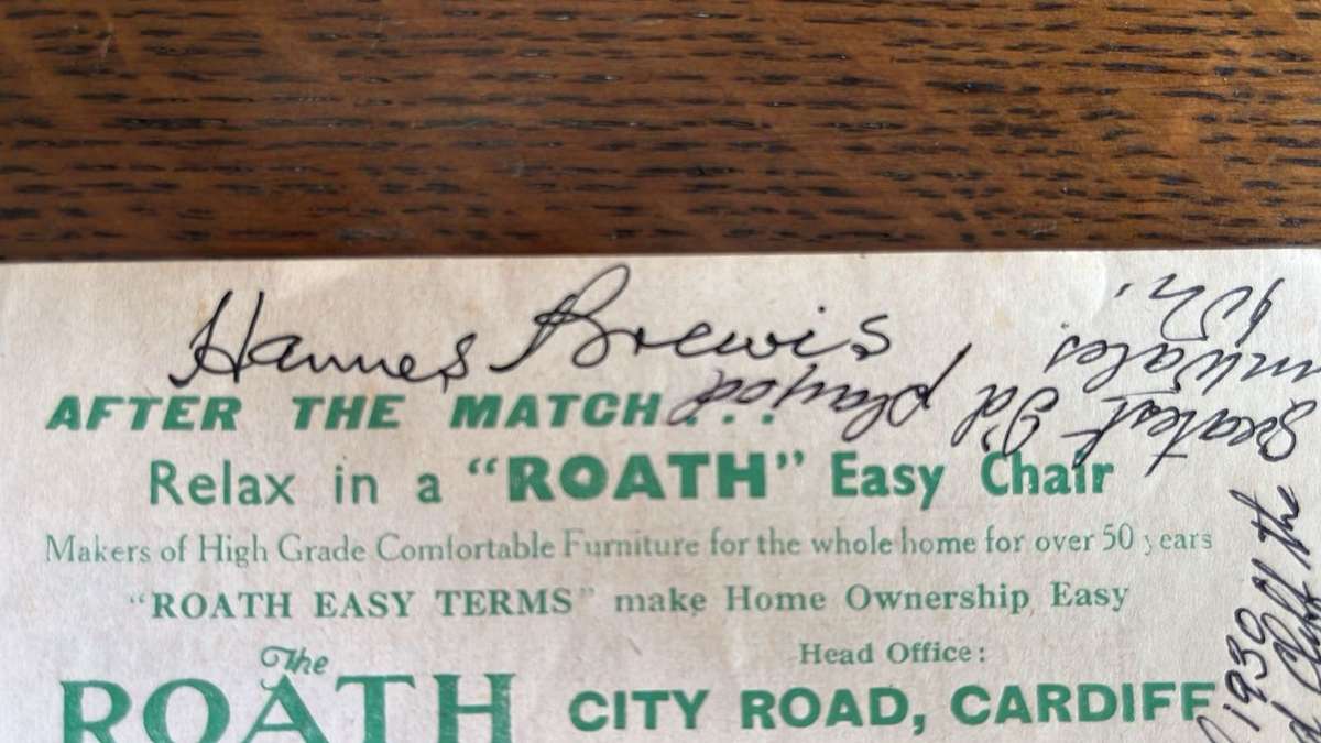 1951 South Africa vs Wales Signed & Inscribed Programme, details below