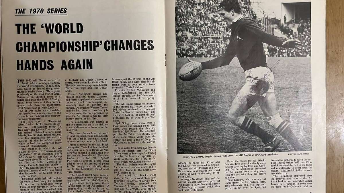 1970 S.A. Sports Illustrated Magazine, Signed, details below