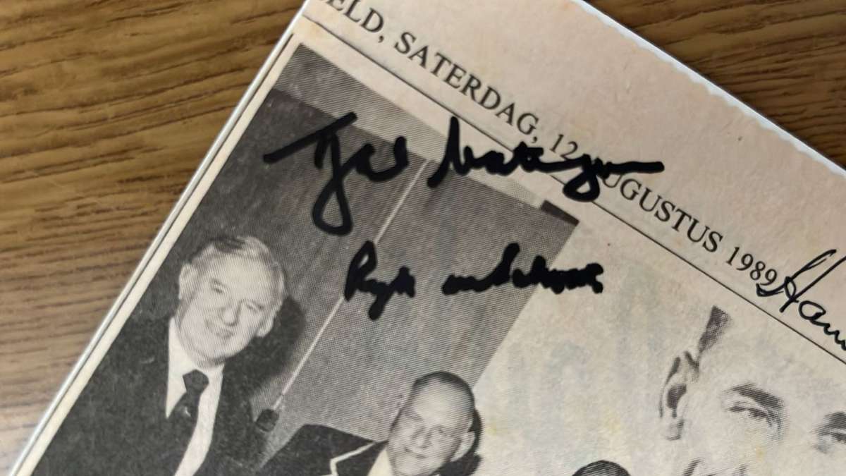 From Hannes Brewis Private Collection - 3 Items, with Original Signatures, details below