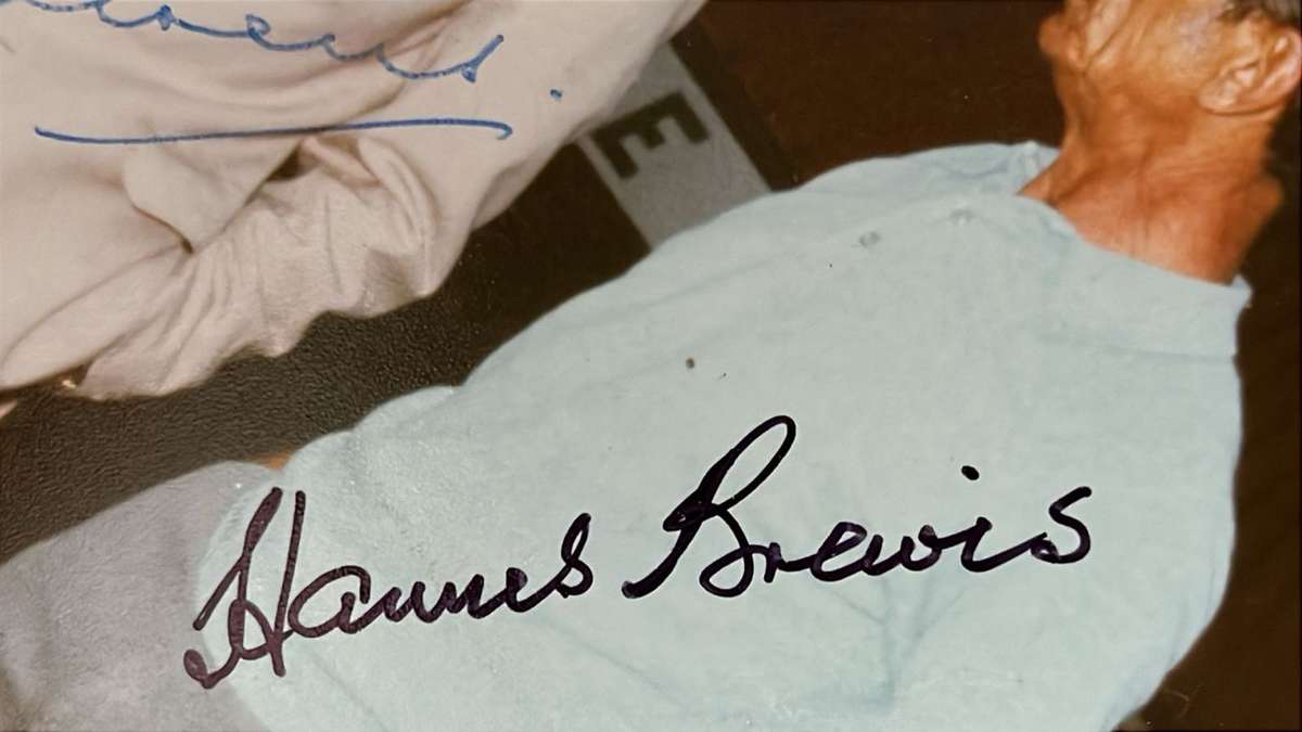 From Hannes Brewis Private Collection - 3 Items, with Original Signatures, details below