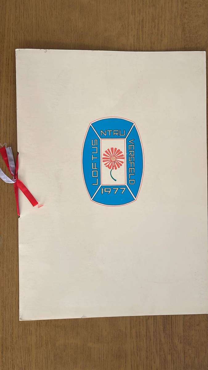 1977 Dinner Menu Card for the Opening of Loftus Versfeld Stadium, details below
