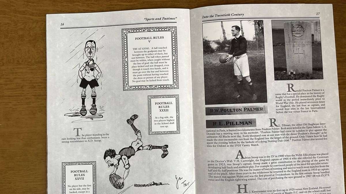 From Webb Ellis to World Cup by Davis Ray, details below