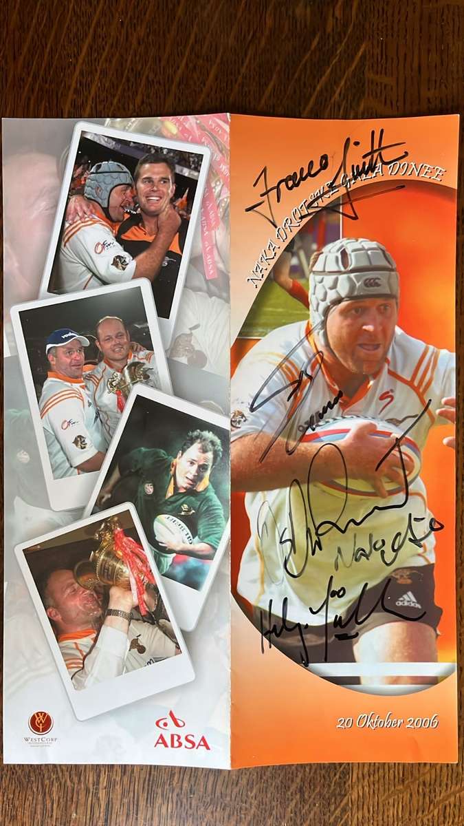 Naka Drotske Gala Dinner, Signed & Signed Rugby First Day Cover, details below