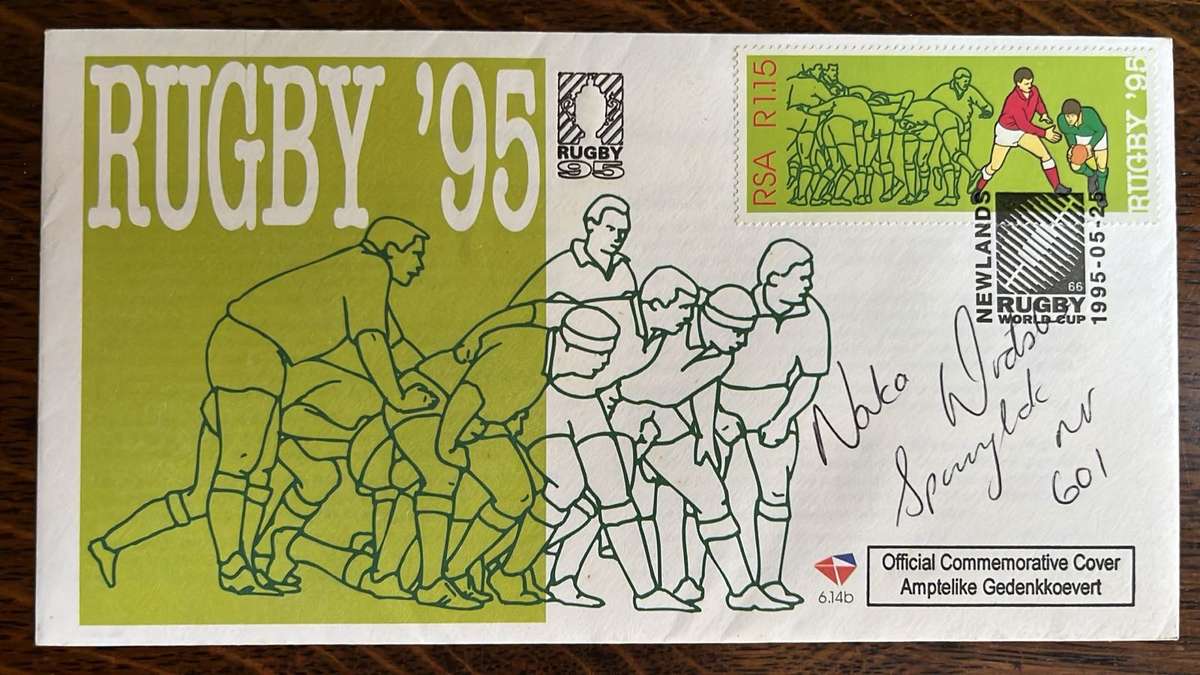 Naka Drotske Gala Dinner, Signed & Signed Rugby First Day Cover, details below