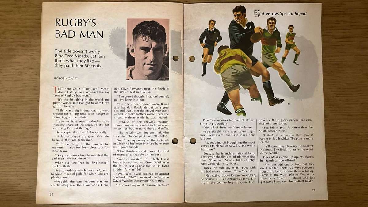 1970 The Mighty All Blacks, Special Report, details below