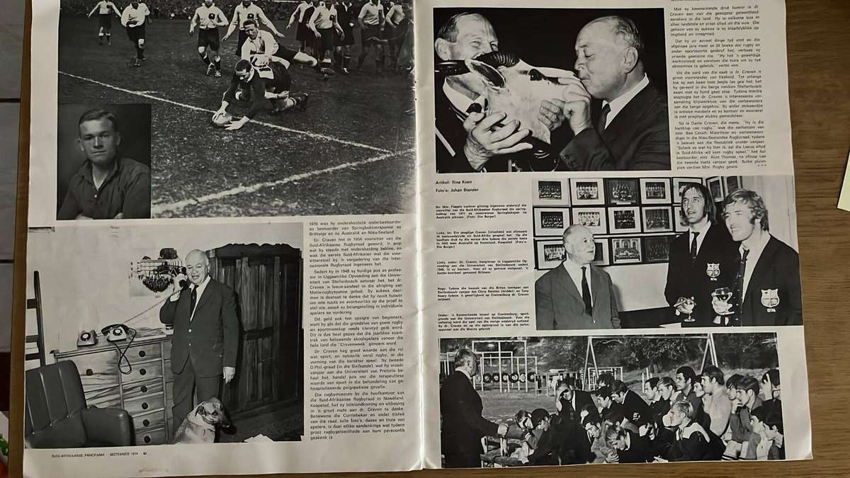 1974 Suid-Afrikaanse Panorama Magazine, details below