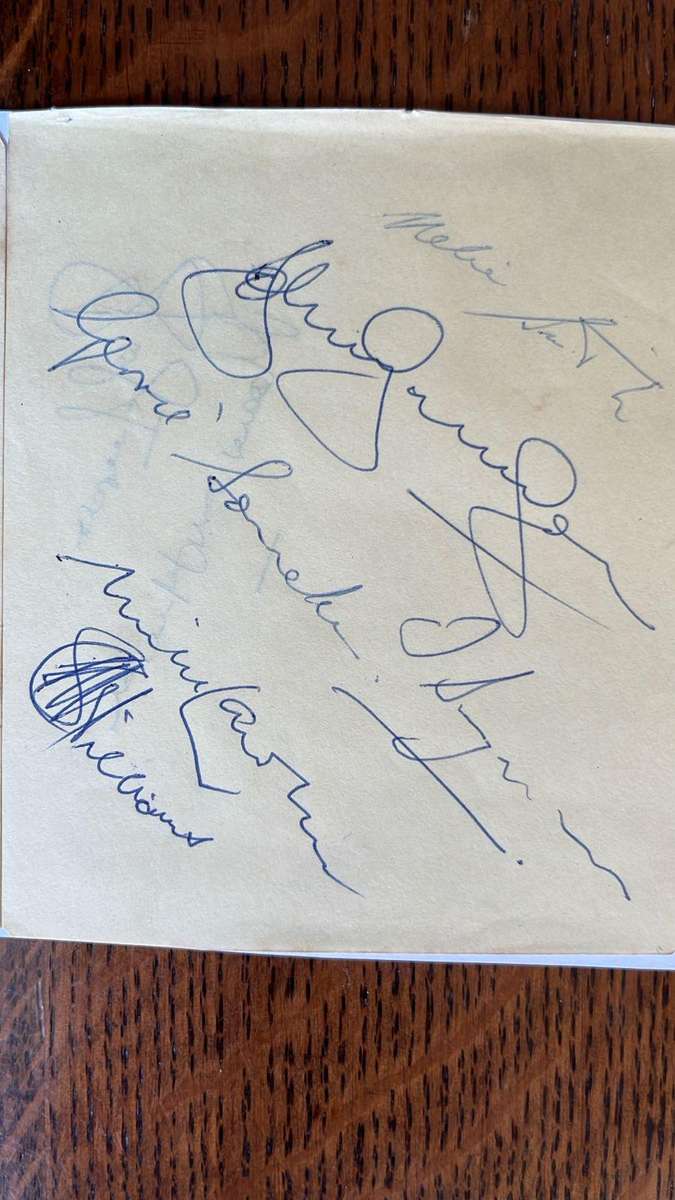 13 Original Springbok Signatures, details below