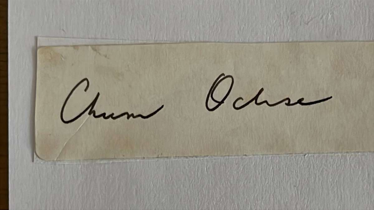 Original Springbok Signatures x 9, details below