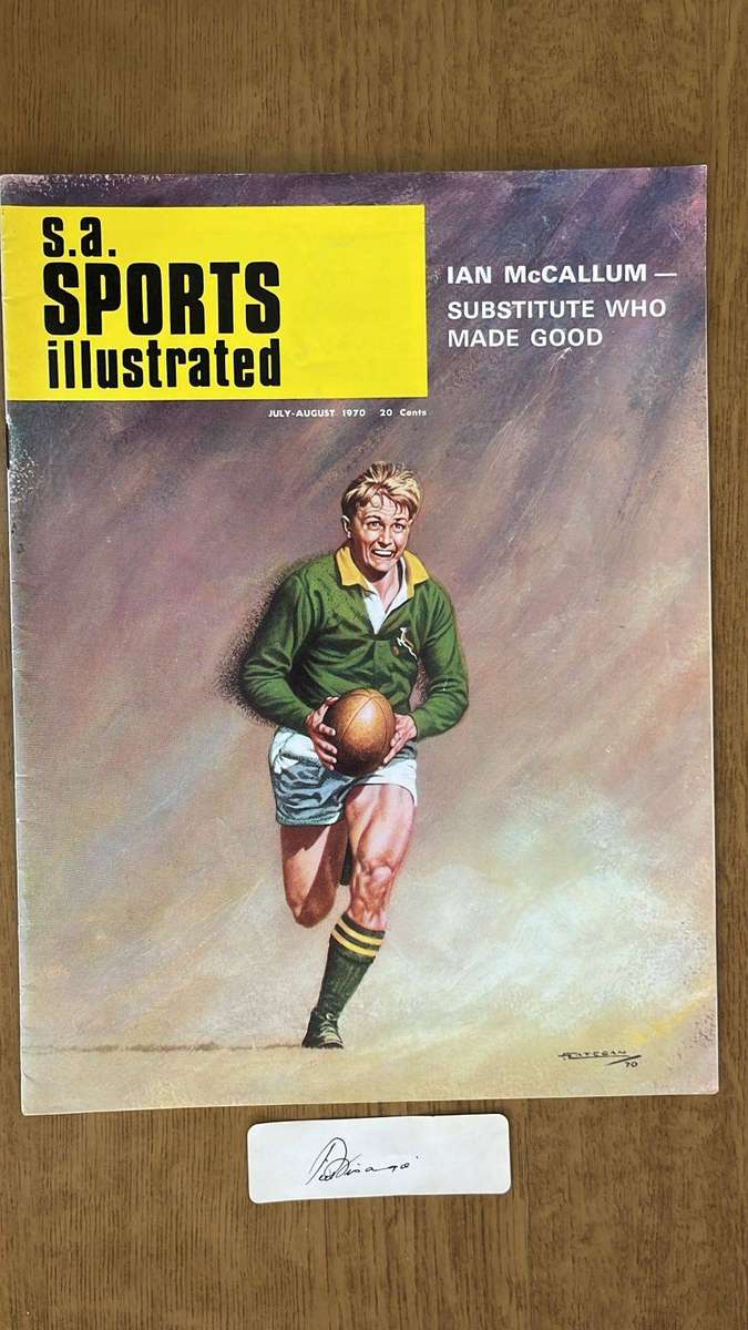 1970 S.A. Sports Illustrated Magazine, Signed, details below