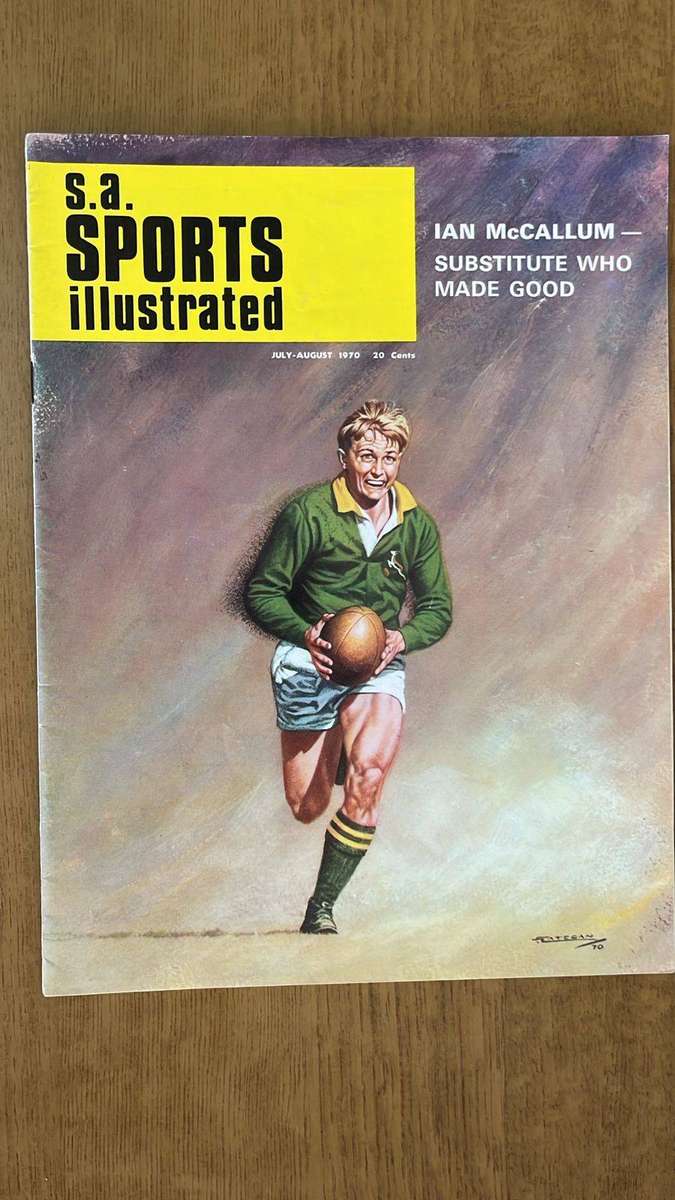 1970 S.A. Sports Illustrated Magazine, Signed, details below