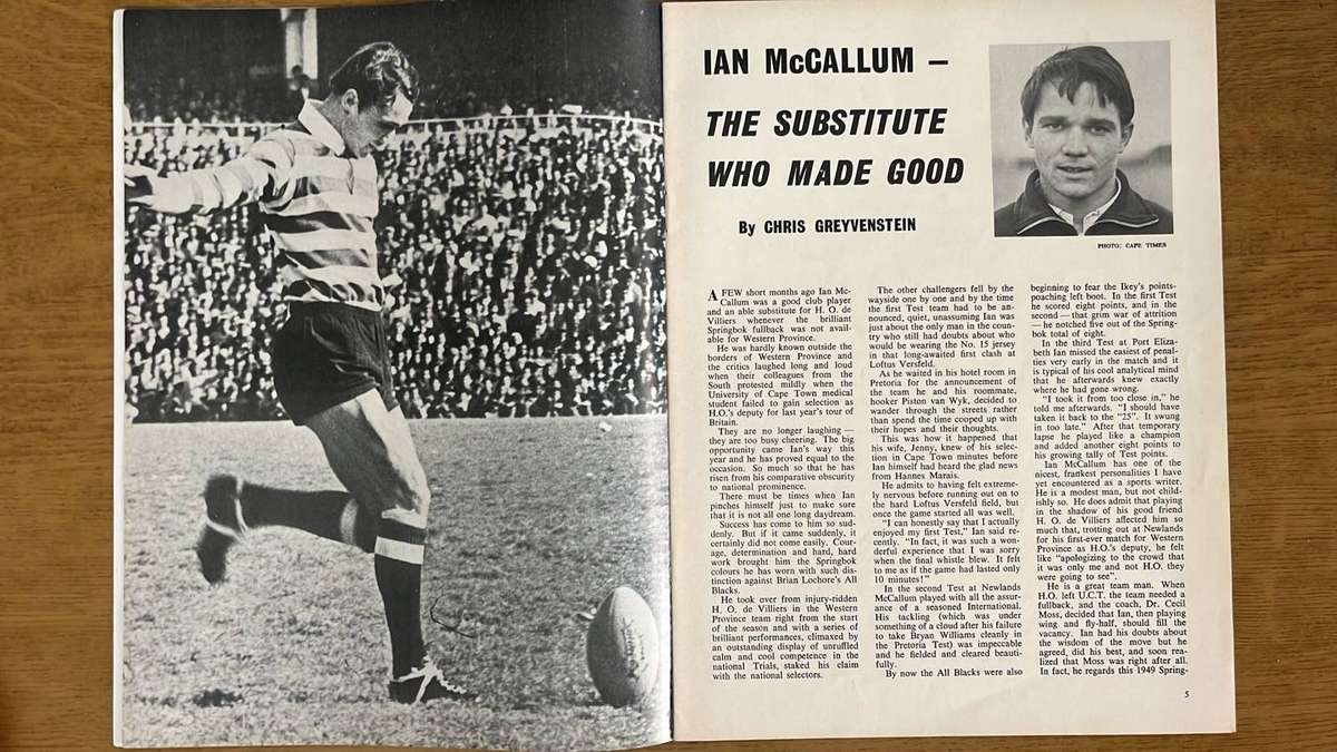 1970 S.A. Sports Illustrated Magazine, Signed, details below