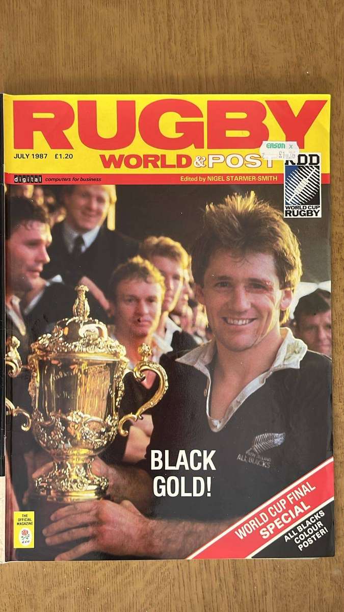 1987 Rugby World  Magazine, details below
