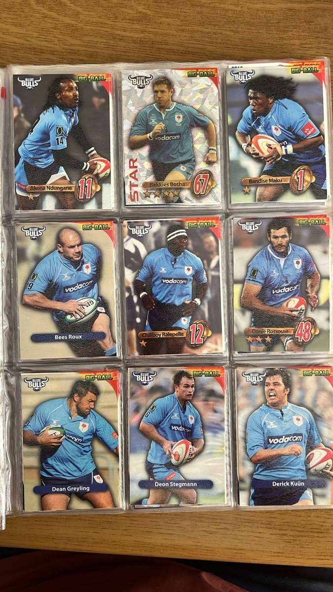 2010 Big Ball Rugby Cards, Complete Album, details below