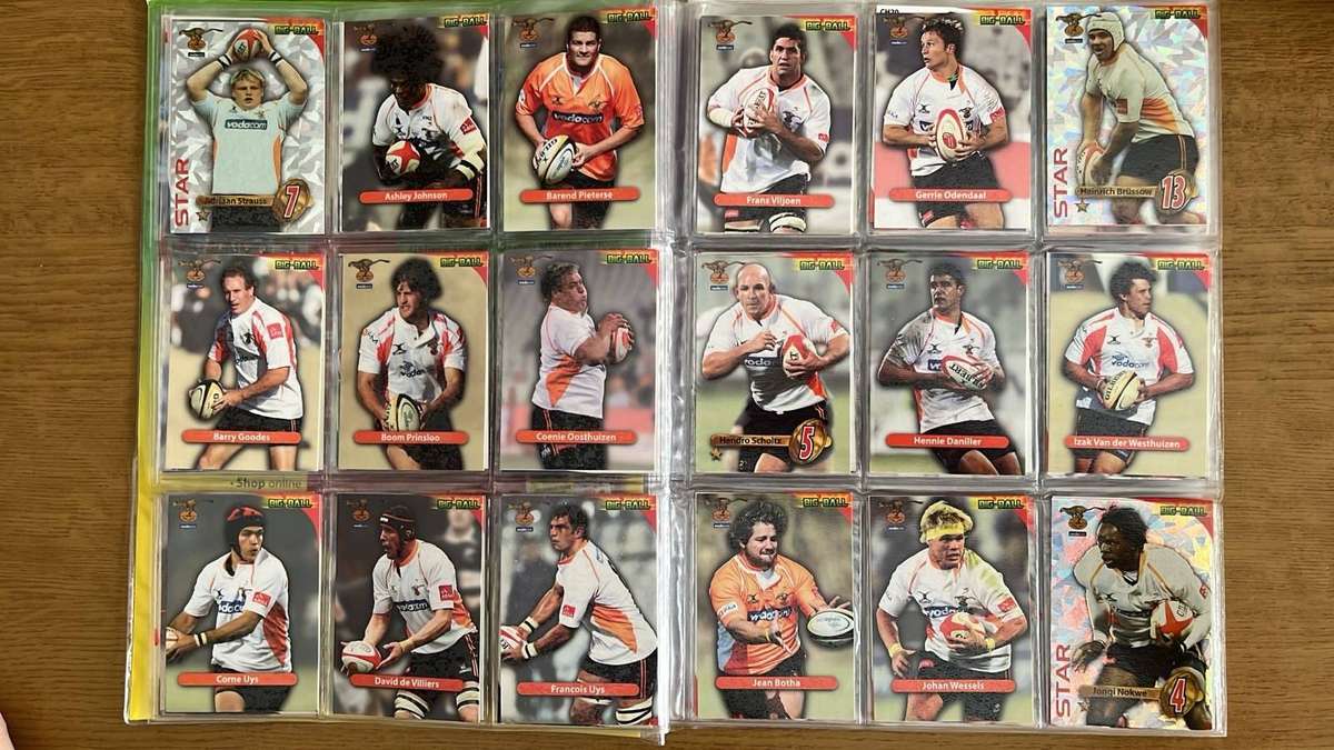2010 Big Ball Rugby Cards, Complete Album, details below