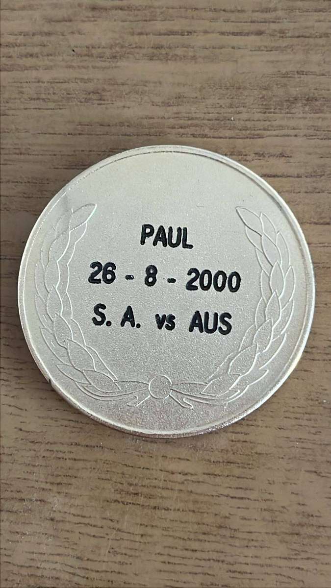 Commemorative Medallion & Button, details below