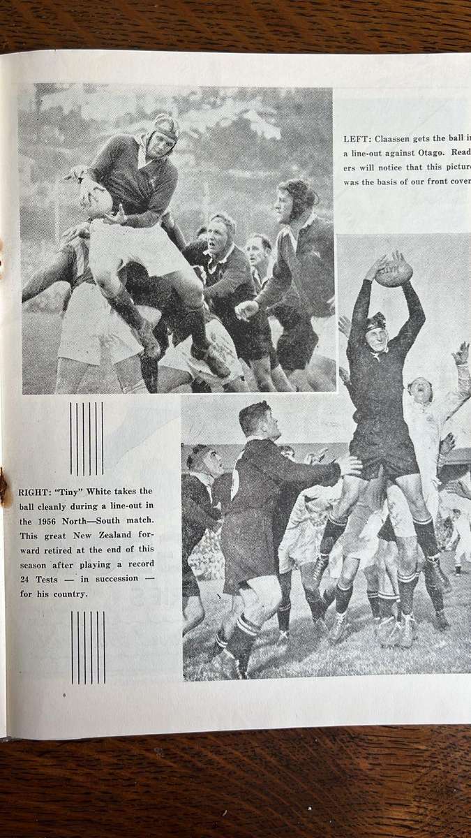 1956 Springboks in New Zealand, details below