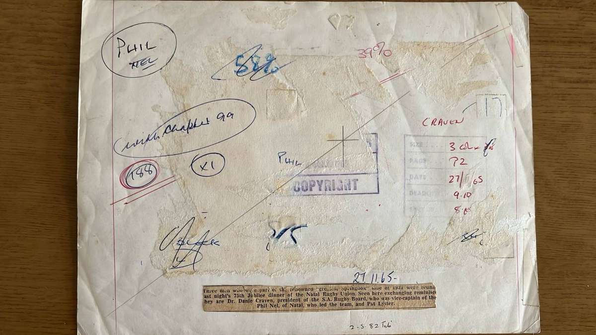 Cravenalia...Doc Craven Memorabilia, 5 Items, details below