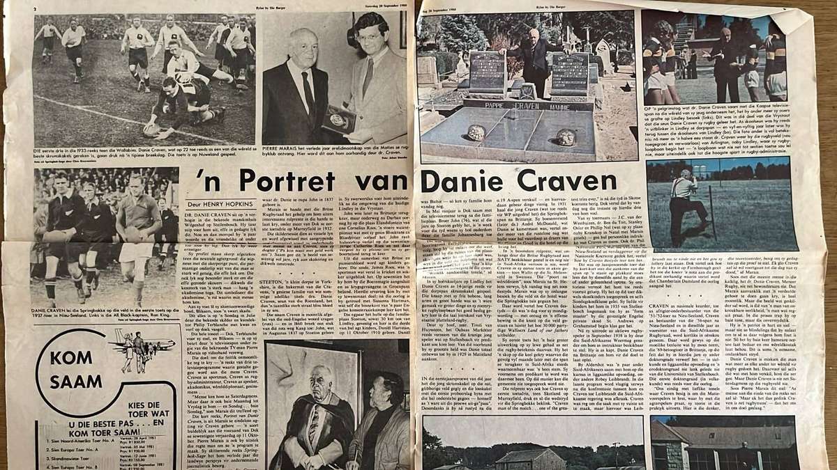 Cravenalia...Doc Craven Memorabilia, 5 Items, details below