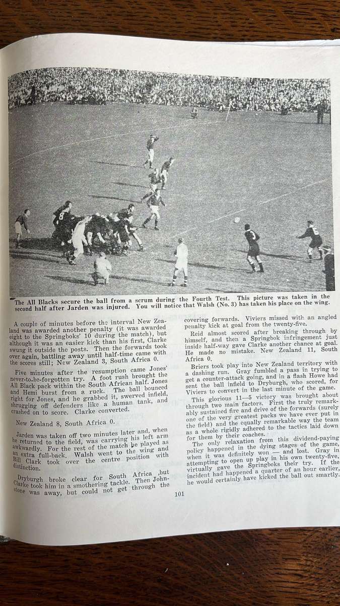 1956 Springboks in New Zealand, details below