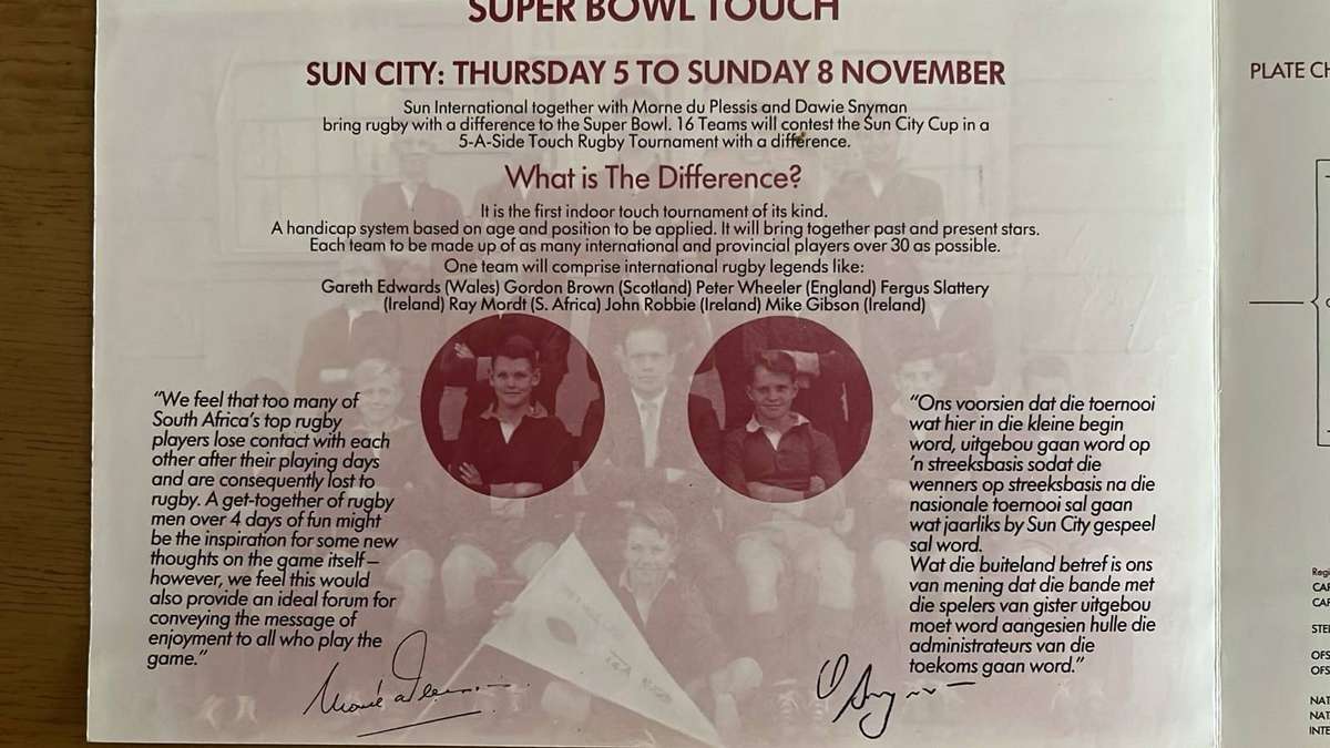 1987 International Players Original Signatures, details below