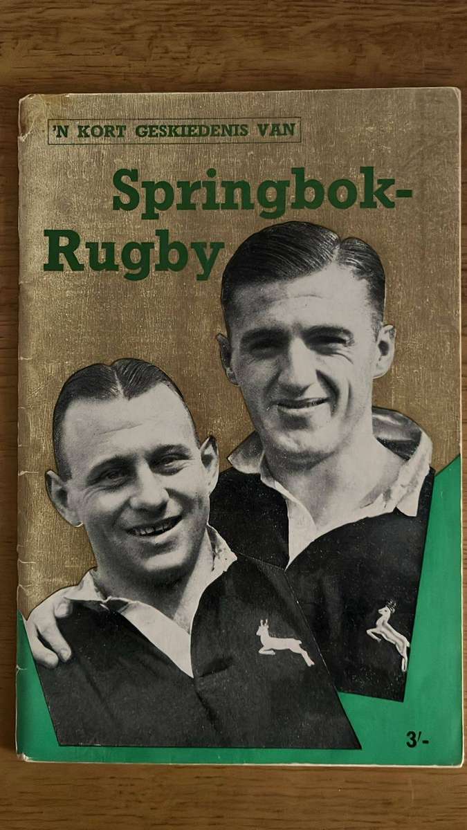 'n Kort Geskiedenis van Springbok Rugby, Signatures, details below