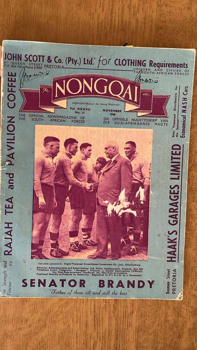 From Hannes Brewis Personal Collection - 1946 Nongqai, details below