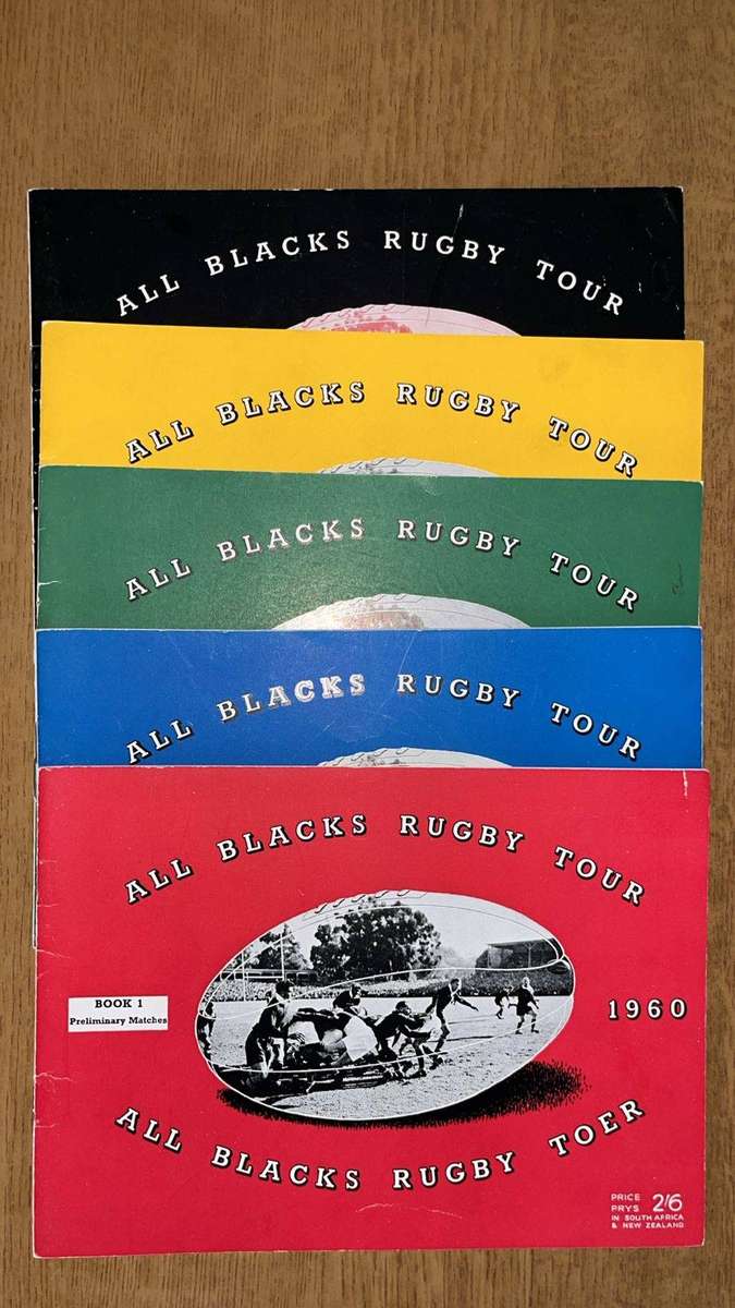 1960 All Blacks Tour to South Africa, details below