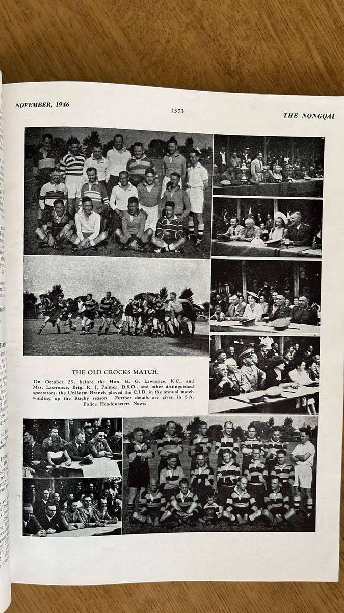 From Hannes Brewis Personal Collection - 1946 Nongqai, details below