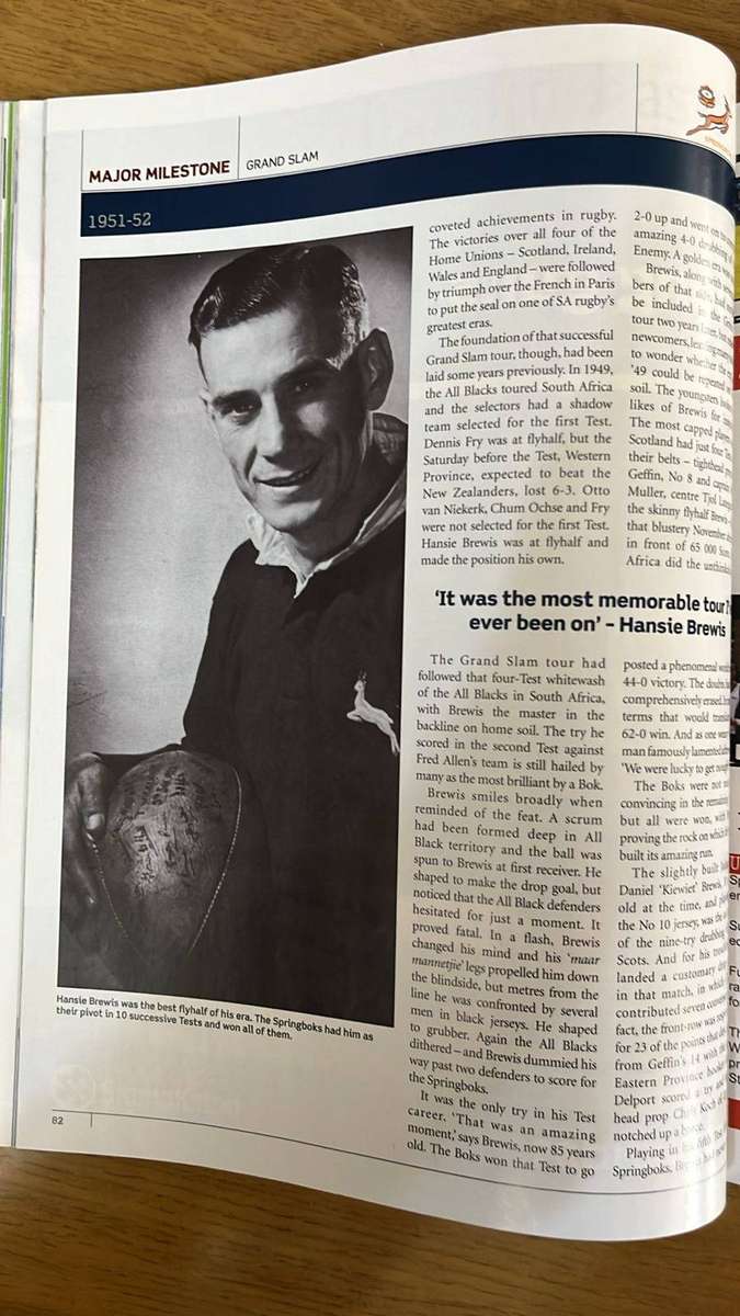 15 Official SA Rugby Union Magazine, Special Centenary Edition, details below