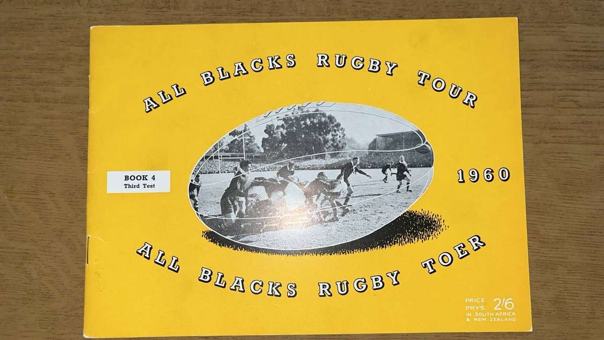 1960 All Blacks Tour to South Africa, details below