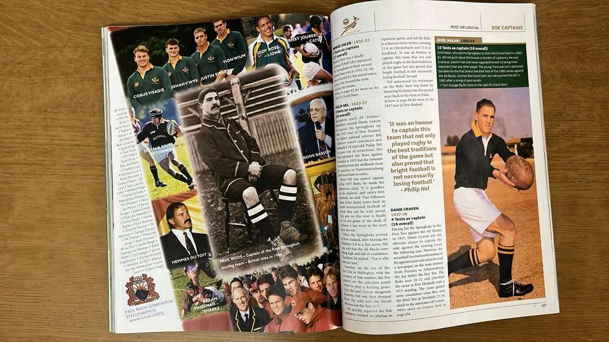15 Official SA Rugby Union Magazine, Special Centenary Edition, details below
