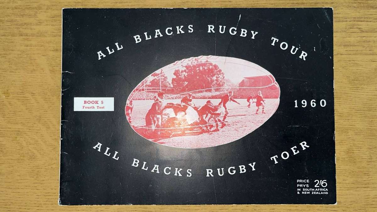 1960 All Blacks Tour to South Africa, details below