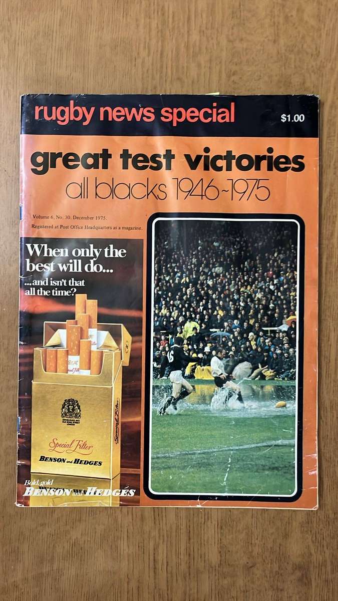 Great Test Victories All Blacks 1946-1975 Magazine, details below