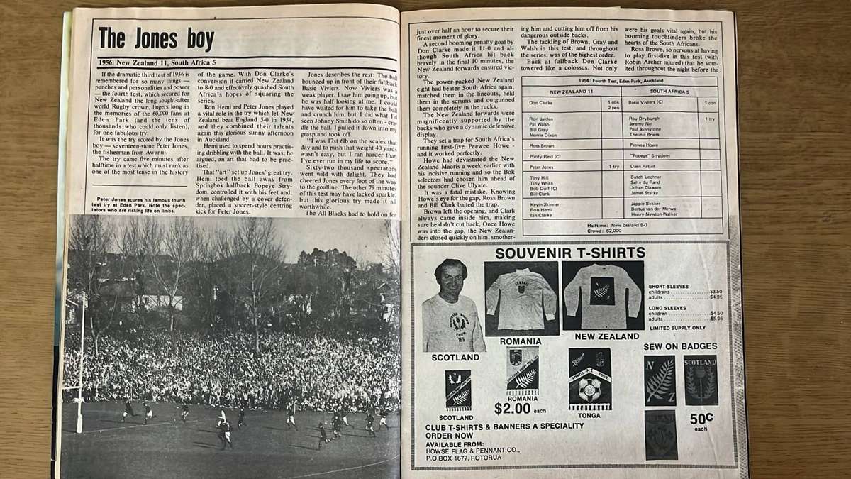 Great Test Victories All Blacks 1946-1975 Magazine, details below