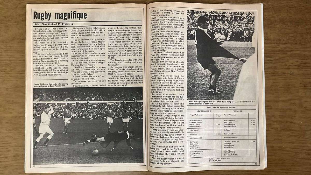 Great Test Victories All Blacks 1946-1975 Magazine, details below