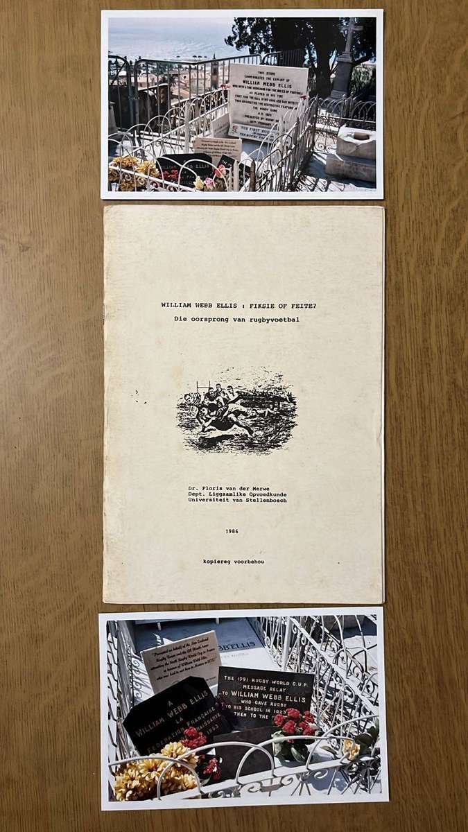 William Webb Ellis - Fiksie of Feite, Original Photos, details below